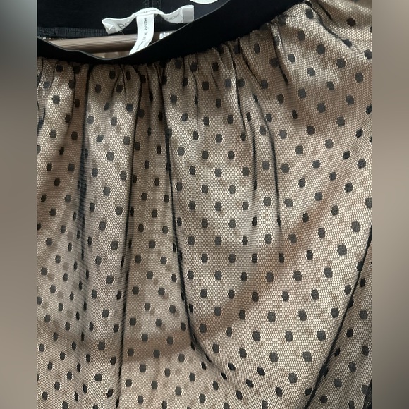 BCBGeneration pink and black polka dot overlay dress - Picture 2 of 3